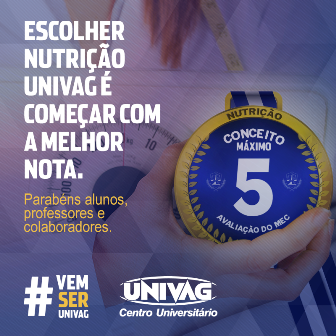 					Visualizar v. 18 (2026): Mostra de Trabalhos do Curso de Nutrição do Univag
				